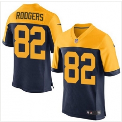 Nike Green Bay Packers #82 Richard Rodgers Navy Blue Alternate Mens Stitched NFL New Elite Jersey