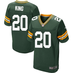 Nike Packers #20 Kevin King Green Team Color Mens Stitched NFL Elite Jersey