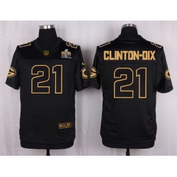 Nike Packers #21 Ha Ha Clinton Dix Black Mens Stitched NFL Elite Pro Line Gold Collection Jersey