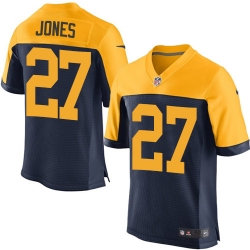 Nike Packers #27 Josh Jones Navy Blue Alternate Mens Stitched NFL New Elite Jersey