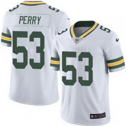 Nike Packers #53 Nick Perry White Mens Stitched NFL Limited Rush Jersey