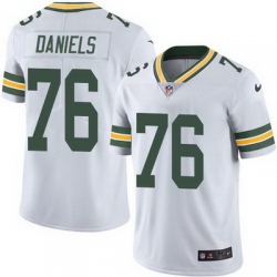 Nike Packers #76 Mike Daniels White Mens Stitched NFL Vapor Untouchable Limited Jersey