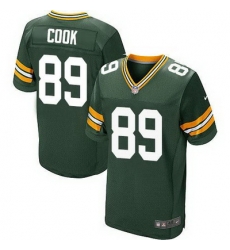 Nike Packers #89 Jared Cook Green Team Color Mens Stitched NFL Elite Jersey