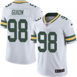 Nike Packers #98 Letroy Guion White Mens Stitched NFL Vapor Untouchable Limited Jersey