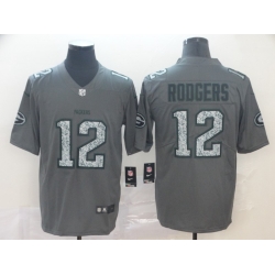 Packers 12 Aaron Rodgers Gray Camo Vapor Untouchable Limited Jersey