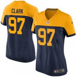 Nike Packers #97 Kenny Clark Navy Blue Alternate Womens Stitched NFL New Elite Jersey