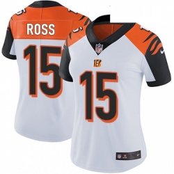 Womens Nike Cincinnati Bengals 15 John Ross Elite White NFL Jersey