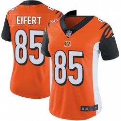 Womens Nike Cincinnati Bengals 85 Tyler Eifert Elite Orange Alternate NFL Jersey