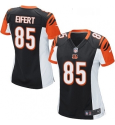 Womens Nike Cincinnati Bengals 85 Tyler Eifert Game Black Team Color NFL Jersey