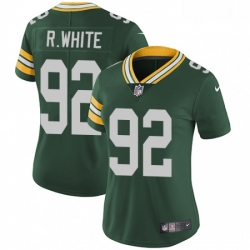 Womens Nike Green Bay Packers 92 Reggie White Elite Green Team Color NFL Jersey