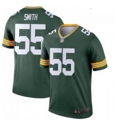 Youth Nike Green Bay Packers 55 Za'Darius Smith Green Colour Rush Limited Jersey