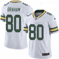 Youth Nike Green Bay Packers 80 Jimmy Graham White Vapor Untouchable Limited Player NFL Jersey