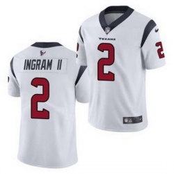 Men Houston Texans 2 Mark Ingram II White Vapor Untouchable Limited Stitched Jersey