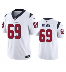 Men Houston Texans 69 Shaq Mason White 2023 F U S E Vapor Untouchable Stitched Football Jersey