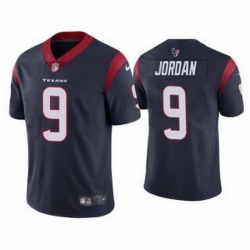 Men Navy Houston Texans 9 Brevin Jordan Vapor Untouchable Limited Stitched Jersey