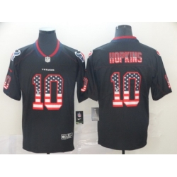 Nike Texans 10 DeAndre Hopkins Black USA Flash Fashion Limited Jersey