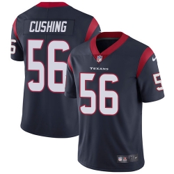 Nike Texans #56 Brian Cushing Navy Blue Team Color Mens Stitched NFL Vapor Untouchable Limited Jersey