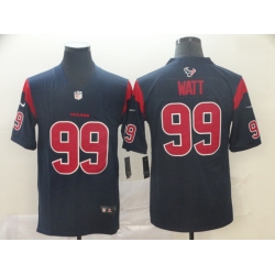 Nike Texans 99 J J  Watt Navy New 2019 Color Rush Limited Jersey