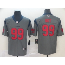 Nike Texans 99 J.J. Watt Gray Inverted Legend Limited Jersey