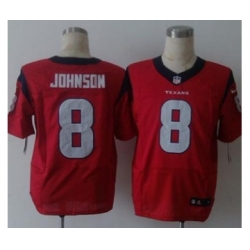 nike nfl jerseys houston texans 8 johnson red[Elite][johnson]