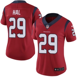 Nike Texans #29 Andre Hal Red Alternate Womens Stitched NFL Vapor Untouchable Limited Jersey