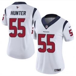 Women Houston Texans 55 Danielle Hunter White Vapor Untouchable Limited Stitched Jersey