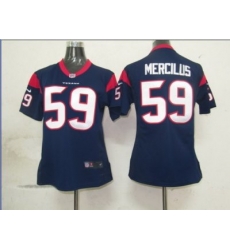 Women Nike NFL Houston Texans 59# Mercilus Game jersey