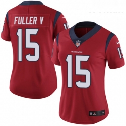 Womens Nike Houston Texans 15 Will Fuller V Elite Red Alternate NFL Jersey