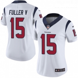 Womens Nike Houston Texans 15 Will Fuller V Elite White NFL Jersey