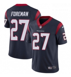 Youth Nike Houston Texans 27 DOnta Foreman Elite Navy Blue Team Color NFL Jersey