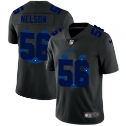 Indianapolis Colts 56 Quenton Nelson Men Nike Team Logo Dual Overlap Limited NFL Jersey Black