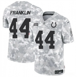 Men Indianapolis Colts 44 Zaire Franklin 2024 F U S E Arctic Camo Salute To Service Limited Stitched Football Jersey