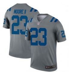 Men Indianapolis Colts Kenny Moore II Legend Jersey Grey