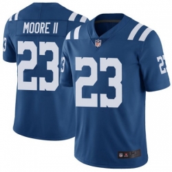 Men Indianapolis Colts Kenny Moore II Limited Color Rush Vapor Untouchable Jersey Royal