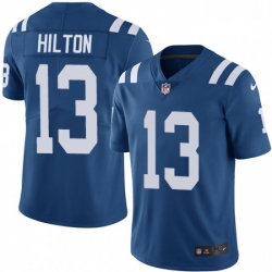 Men Nike Indianapolis Colts 13 TY Hilton Royal Blue Team Color Vapor Untouchable Limited Player NFL Jersey