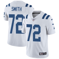 Nike Colts #72 Braden Smith White Mens Stitched NFL Vapor Untouchable Limited Jersey