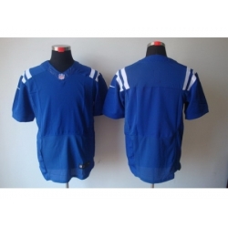 Nike Indianapolis Colts Blank Blue Elite NFL Jersey