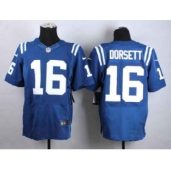 nike nfl jerseys indianapolis colts 16 dorsett blue[Elite]