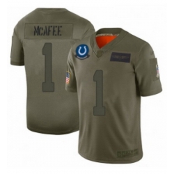 Womens Indianapolis Colts 1 Pat McAfee Limited Camo 2019 Salute to Service Football Jersey