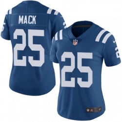 Womens Nike Indianapolis Colts 25 Marlon Mack Royal Blue Team Color Vapor Untouchable Limited Player NFL Jersey