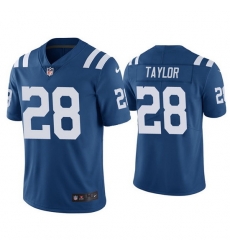 Youth Indianapolis Colts 28 Jonathan Taylor Blue Vapor Untouchable Limited Stitched Football Jersey 