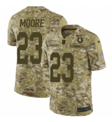 Youth Nike Indianapolis Colts #23 Kenny Moore Limited Camo 2018 Salute to Service NFL Jersey