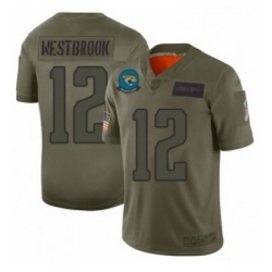 Men Jacksonville Jaguars 12 Dede Westbrook Limited Camo 2019 Salute to Service Football Jersey