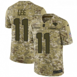 Men Nike Jacksonville Jaguars 11 Marqise Lee Limited Camo 2018 Salute to Service NFL Jersey