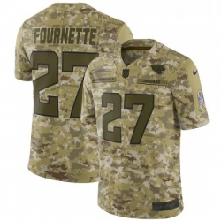 Men Nike Jacksonville Jaguars 27 Leonard Fournette Limited Camo 2018 Salute to Service NFL Jersey