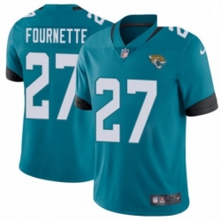 Men Nike Jacksonville Jaguars 27 Leonard Fournette Teal Green Alternate Vapor Untouchable Limited Player NFL Jersey