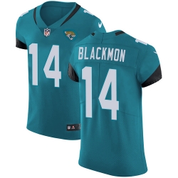 Nike Jaguars #14 Justin Blackmon Teal Green Alternate Men Stitched NFL Vapor Untouchable Elite Jersey