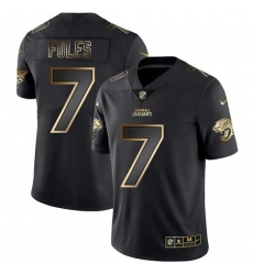 Nike Jaguars 7 Nick Foles Black Gold Vapor Untouchable Limited Jersey