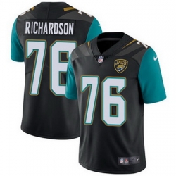 Nike Jaguars #76 Will Richardson Black Alternate Mens Stitched NFL Vapor Untouchable Limited Jersey