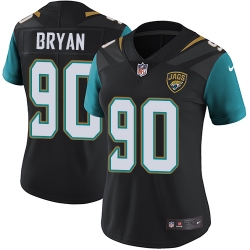 Nike Jaguars #90 Taven Bryan Black Alternate Womens Stitched NFL Vapor Untouchable Limited Jersey